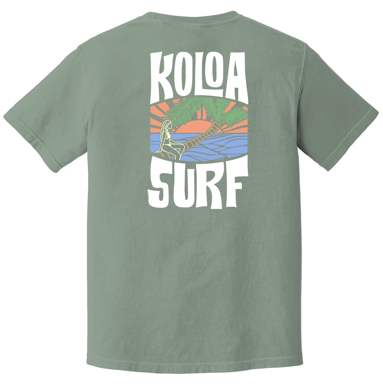 Koloa Vacation Trip Pigment Dyed T-Shirt