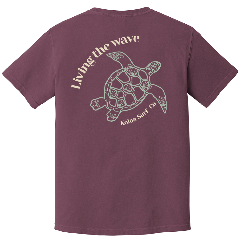 Koloa Turtle Wave Pigment Dye T-Shirt