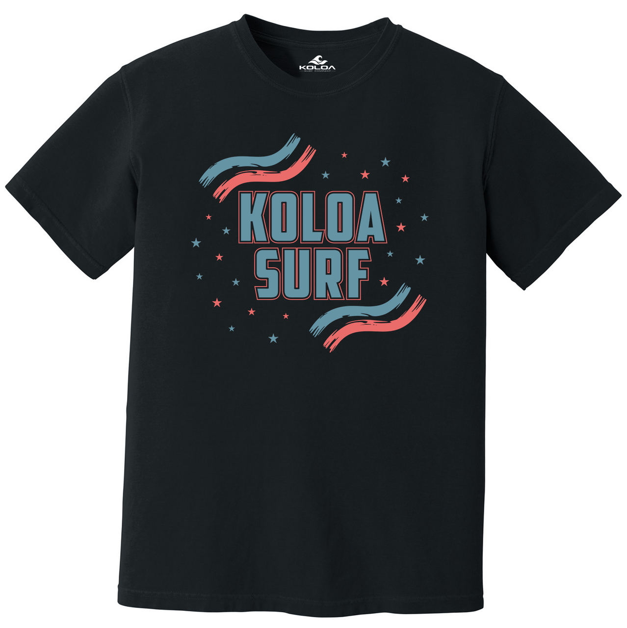 Koloa USA Stripes Pigment Dyed  T-Shirt