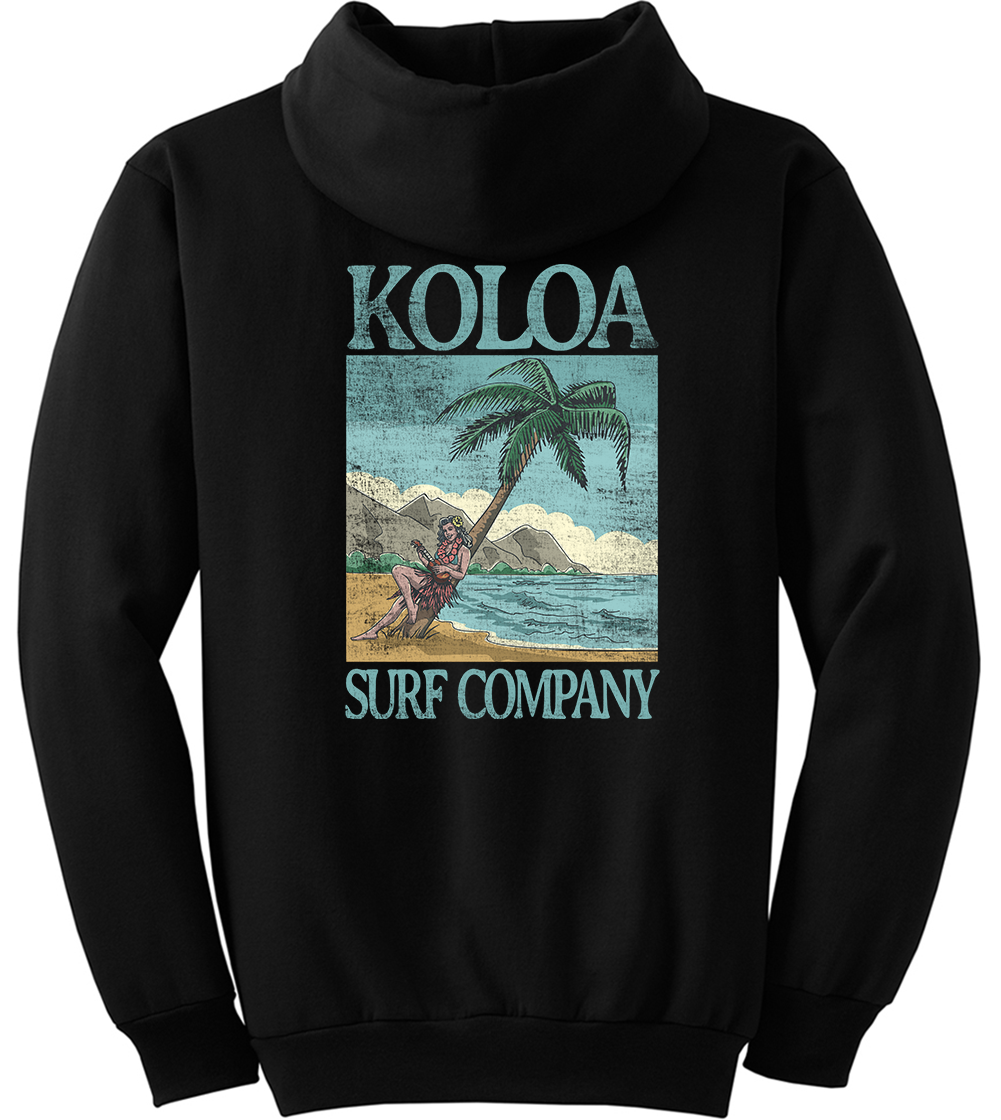 Koloa Hula Girl Hoodie