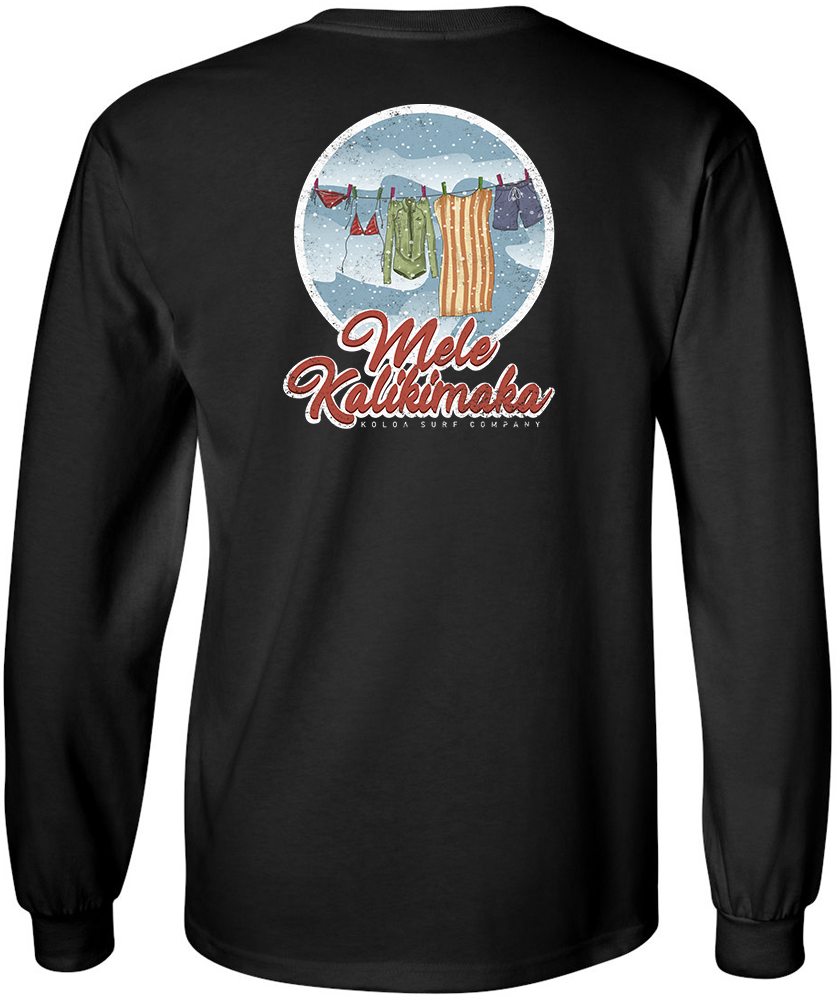 Koloa Hawaiian Christmas Long Sleeve T-Shirt