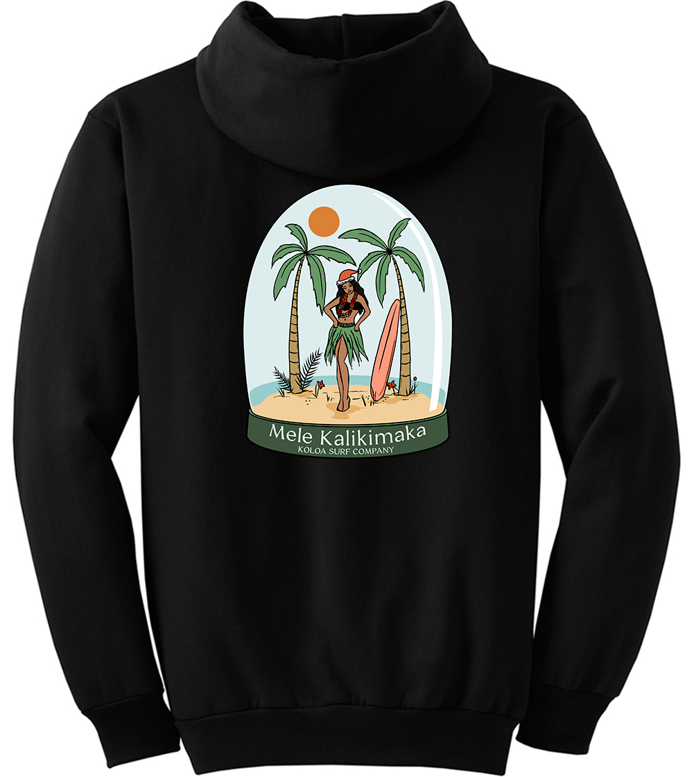 Koloa Hula Globe Hoodie