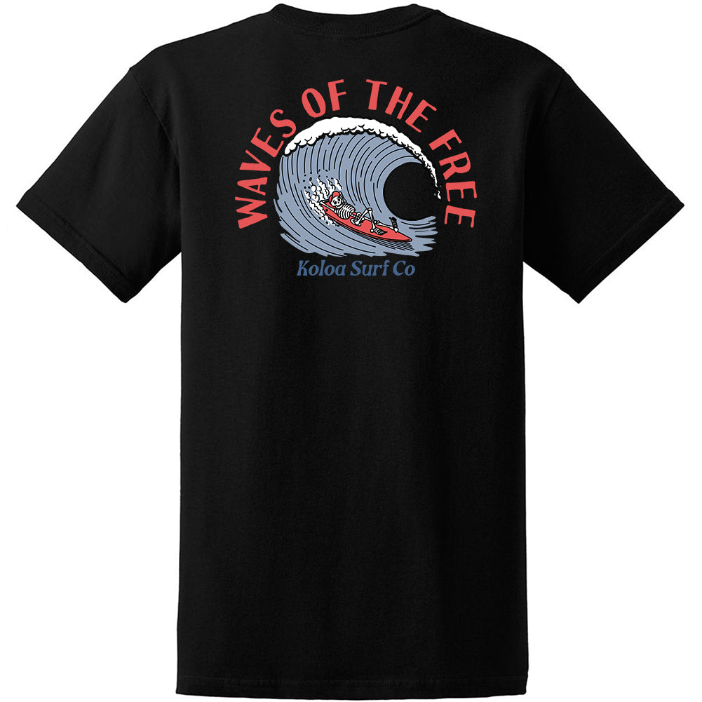 Koloa Waves Of The Free Heavyweight T-Shirt