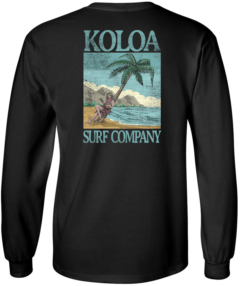 Koloa Hula Girl Long Sleeve T-Shirt