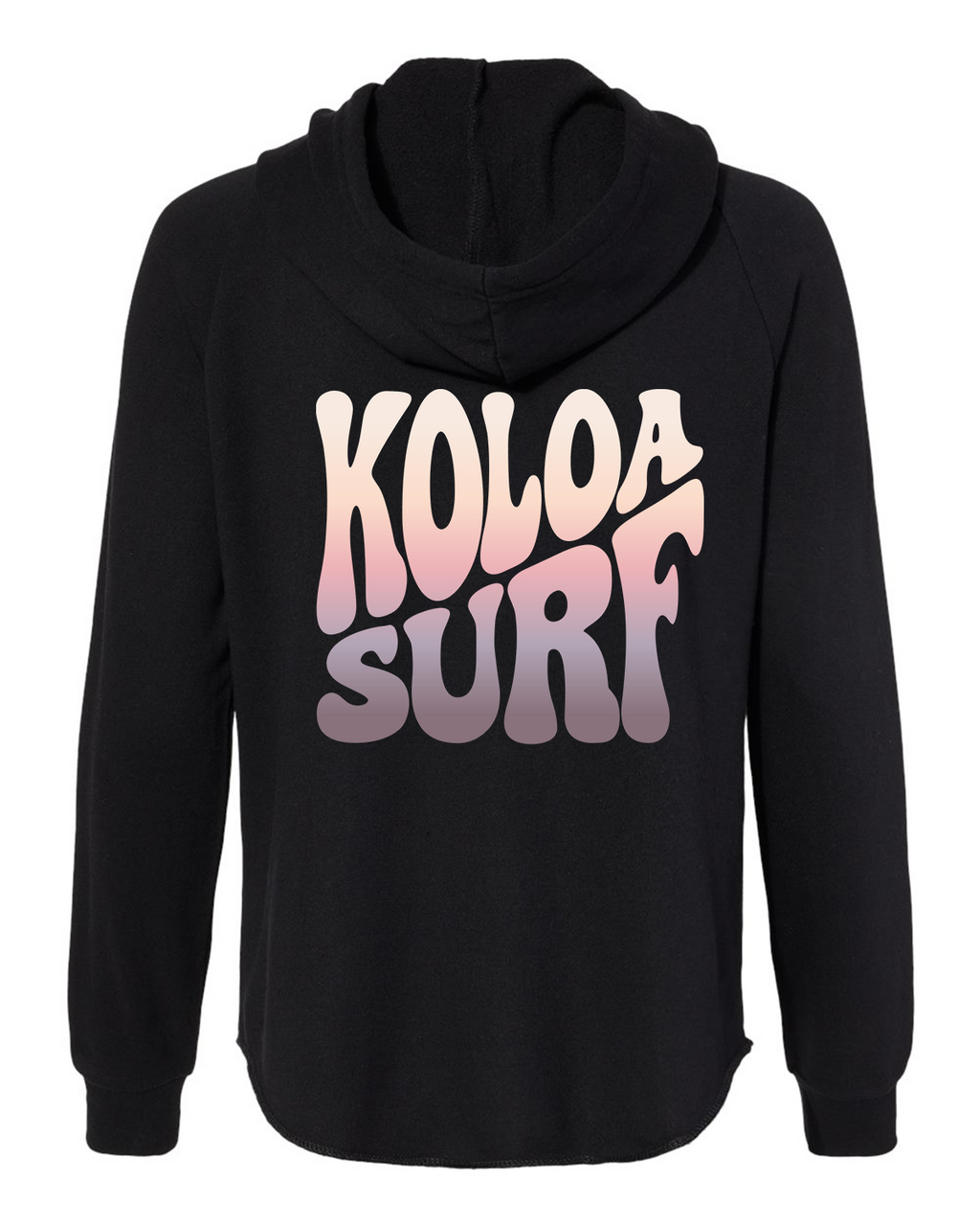 Koloa Sunset Wave Wash Zip-Up Hoodie