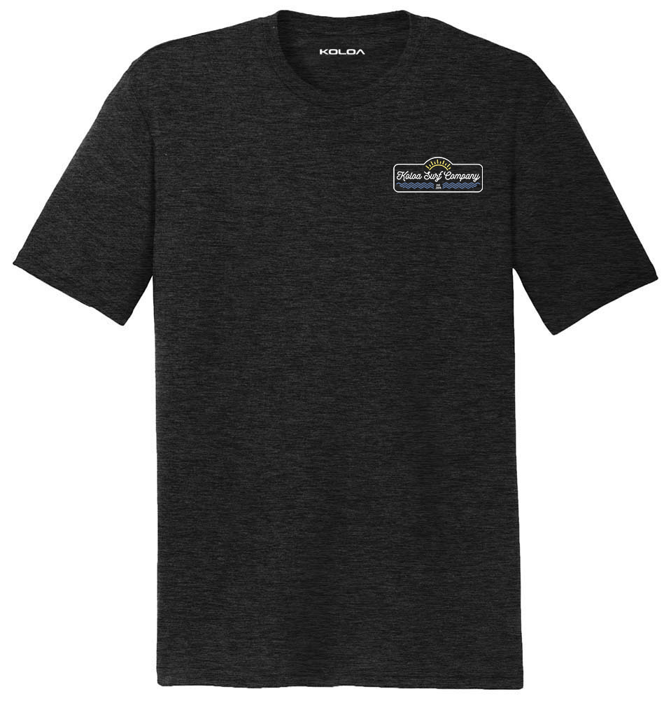 Koloa Original Sun Comfort Tri-Blend T-Shirt - Black Frost