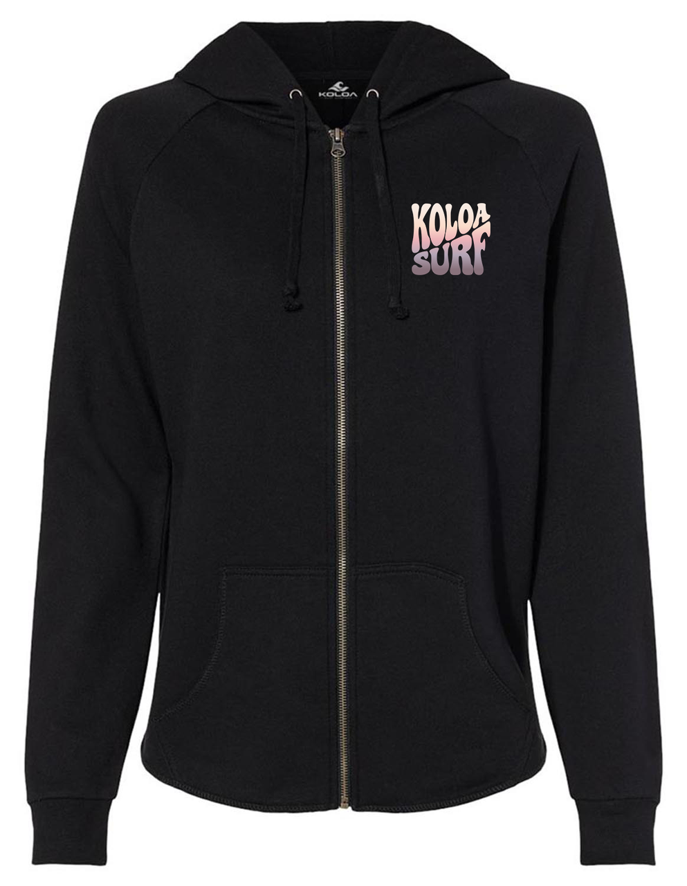 Koloa Sunset Wave Wash Zip-Up Hoodie