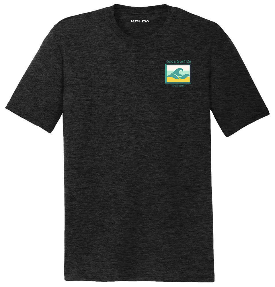 Koloa Simple Times Tri-Blend T-Shirt - Black Frost