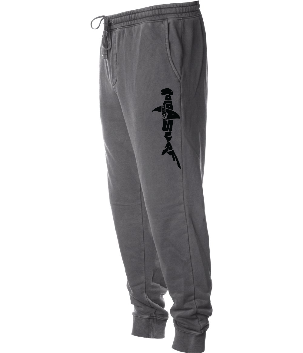 Koloa Hammerhead Shark Fleece Sweatpants - Pigment Black