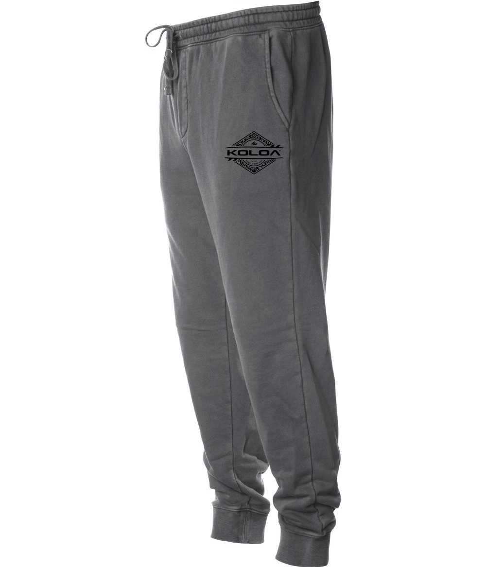 Koloa Diamond Thruster Fleece Sweatpants - Pigment Black