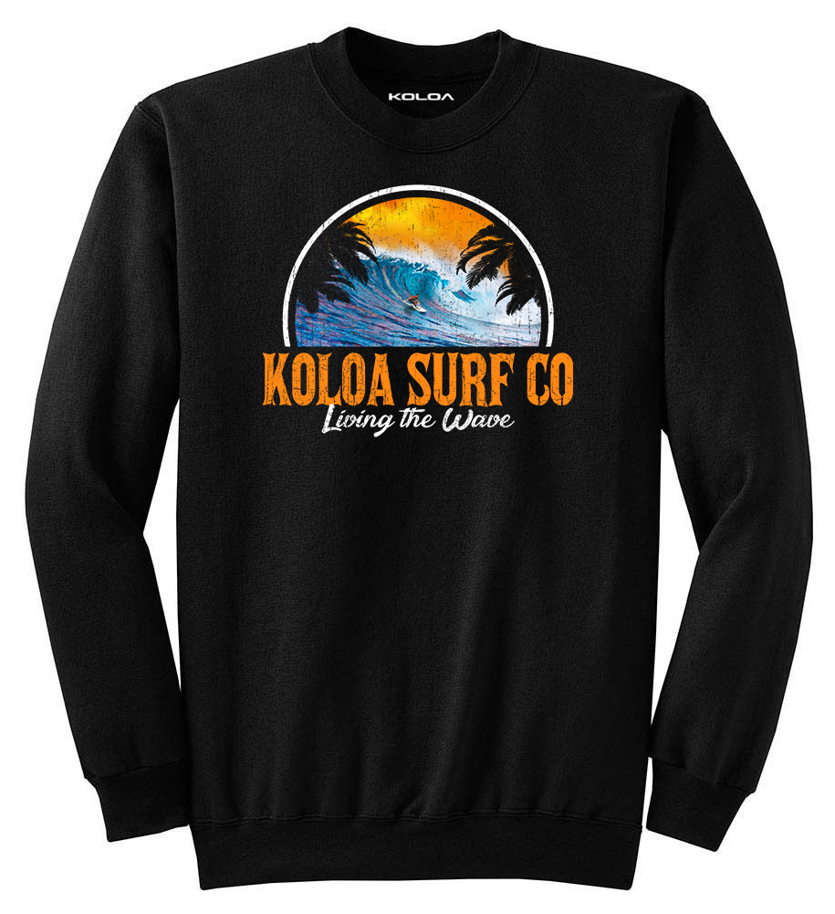 Koloa Polihale Beach Sweatshirt - Black