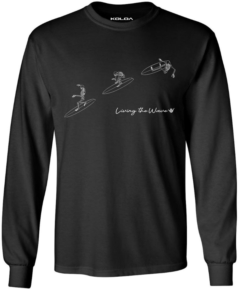 Koloa Surfing Skeletons Long Sleeve T-Shirt