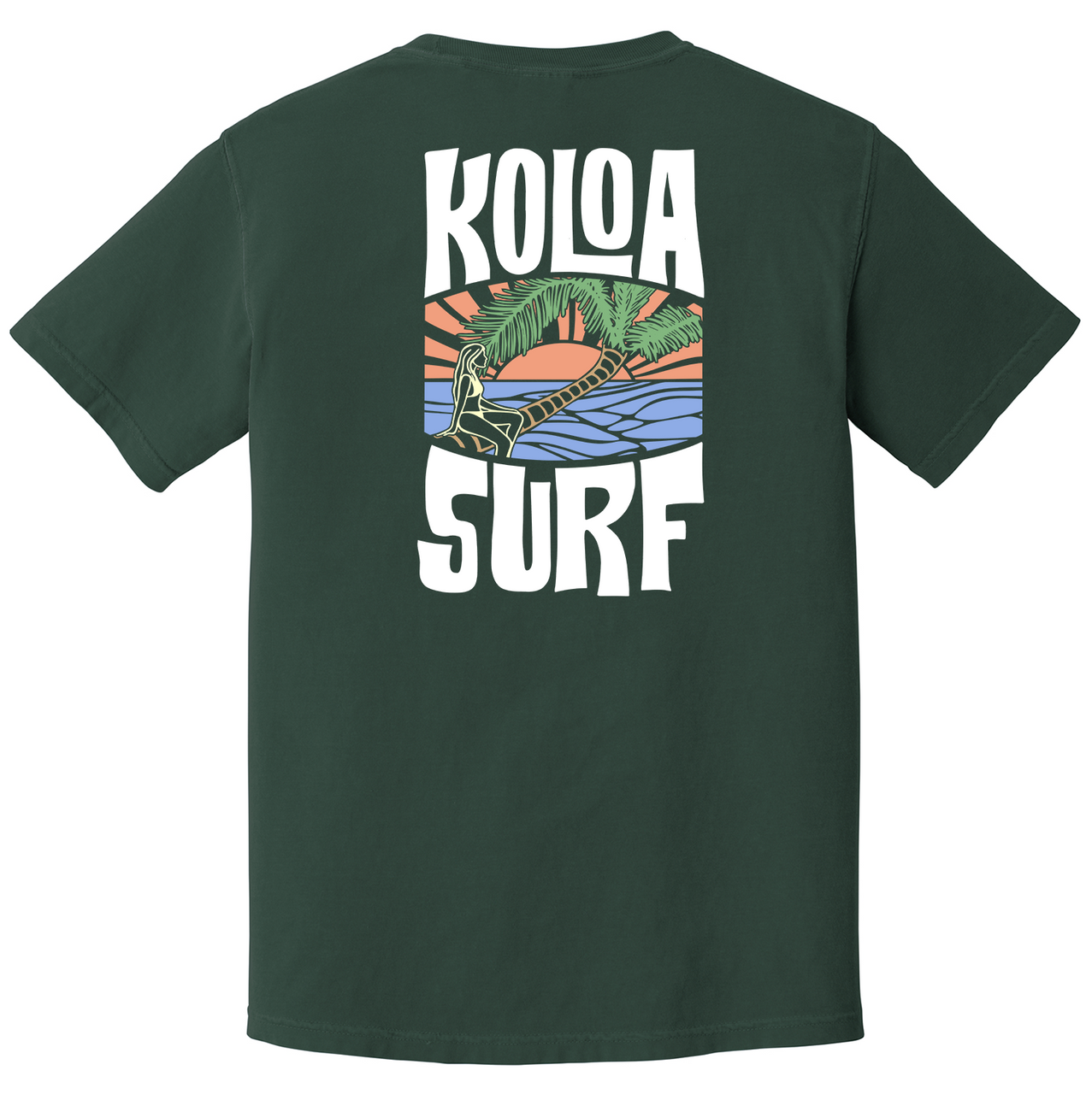 Koloa Vacation Trip Pigment Dyed T-Shirt