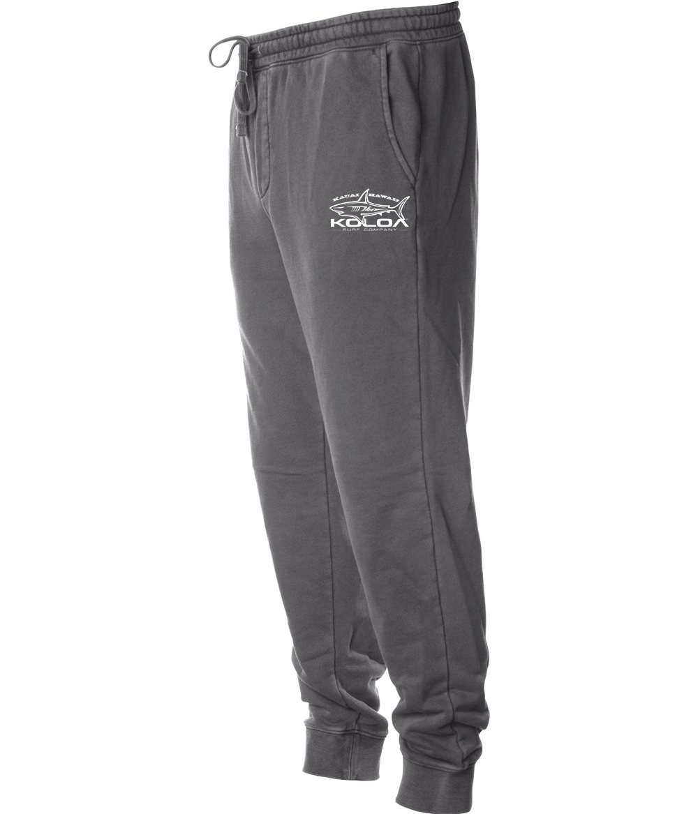 Koloa Great White Shark Fleece Sweatpants - Pigment Black