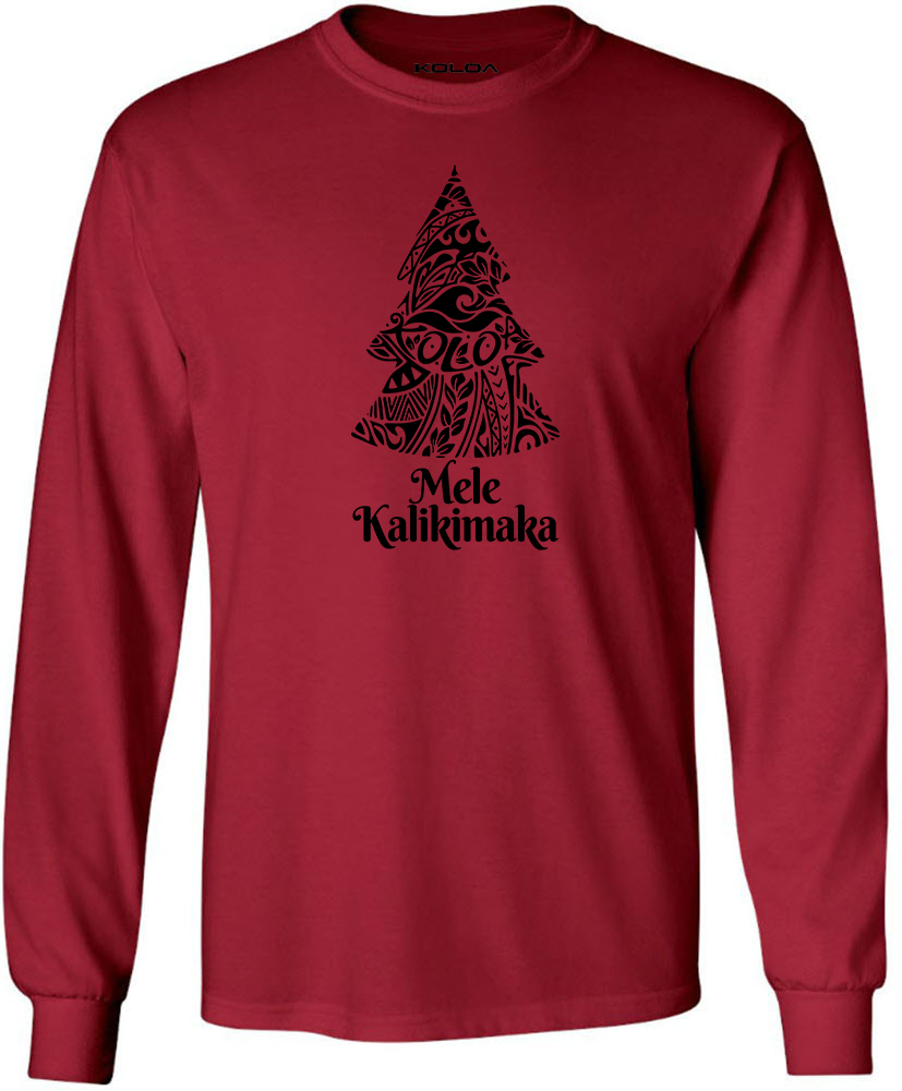 Koloa Tribal Tree Long Sleeve T-Shirt