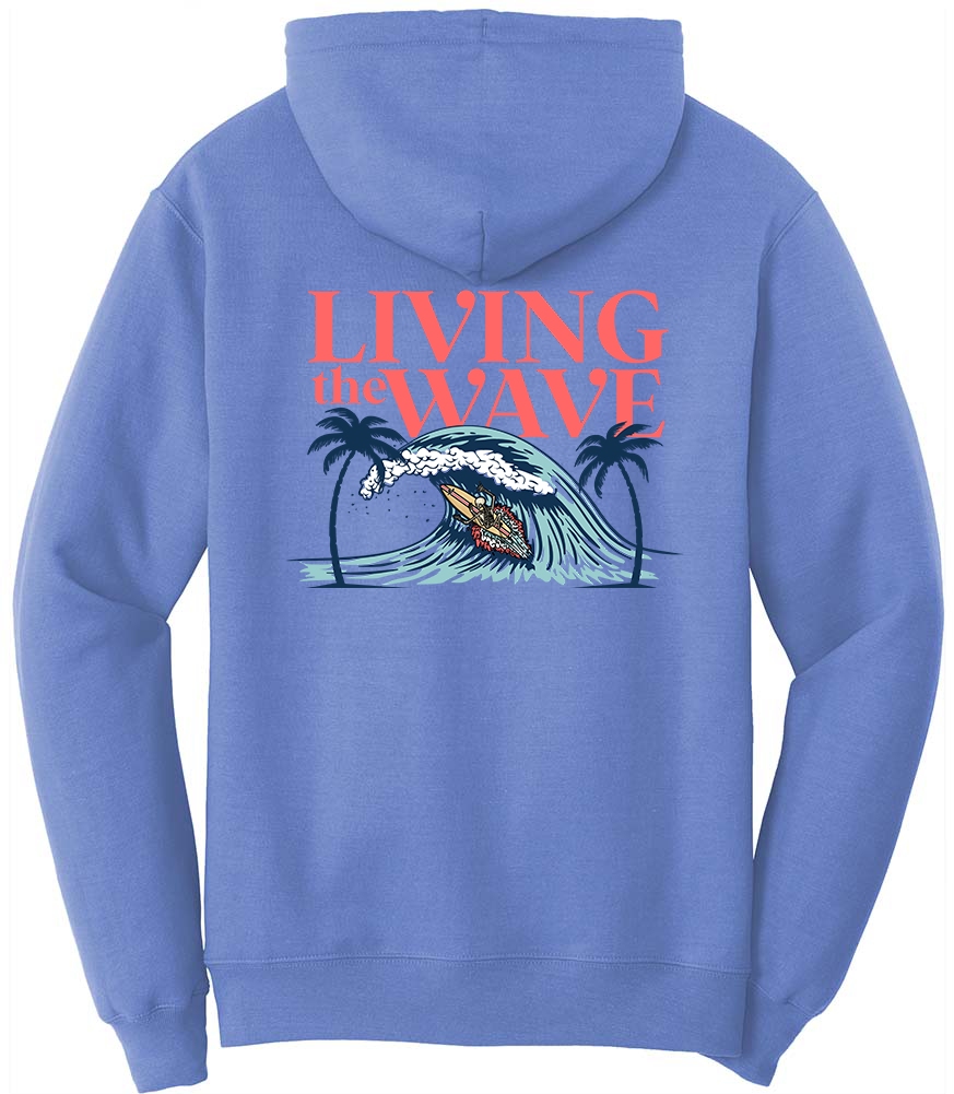 Koloa Living The Wave Skeleton Hoodie