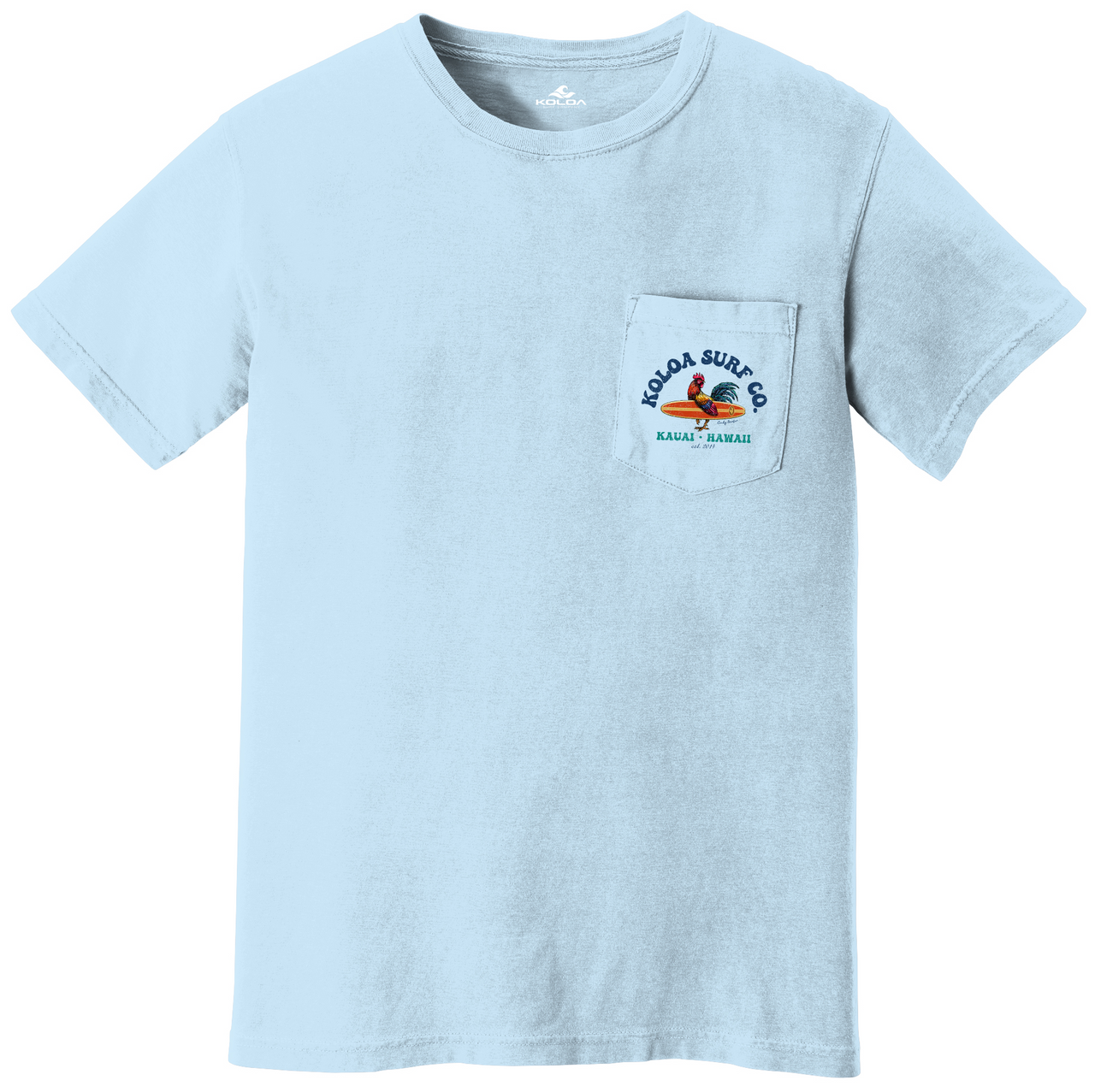 Koloa Cocky Surfer Pigment Dyed Pocket Tee