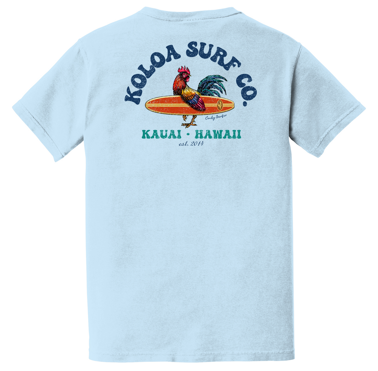 Koloa Cocky Surfer Pigment Dyed Pocket Tee