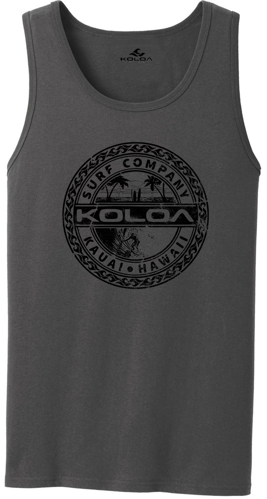 Koloa Palm & Waves Tank Top