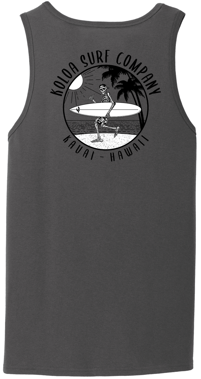 Koloa Skeleton Gone Surfin Tank Top