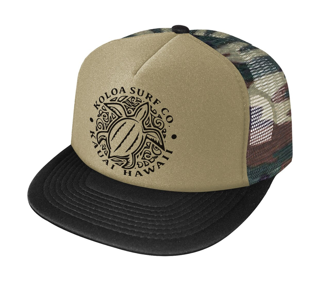 Koloa Hawaiian Turtle Honu Foam Trucker Hat