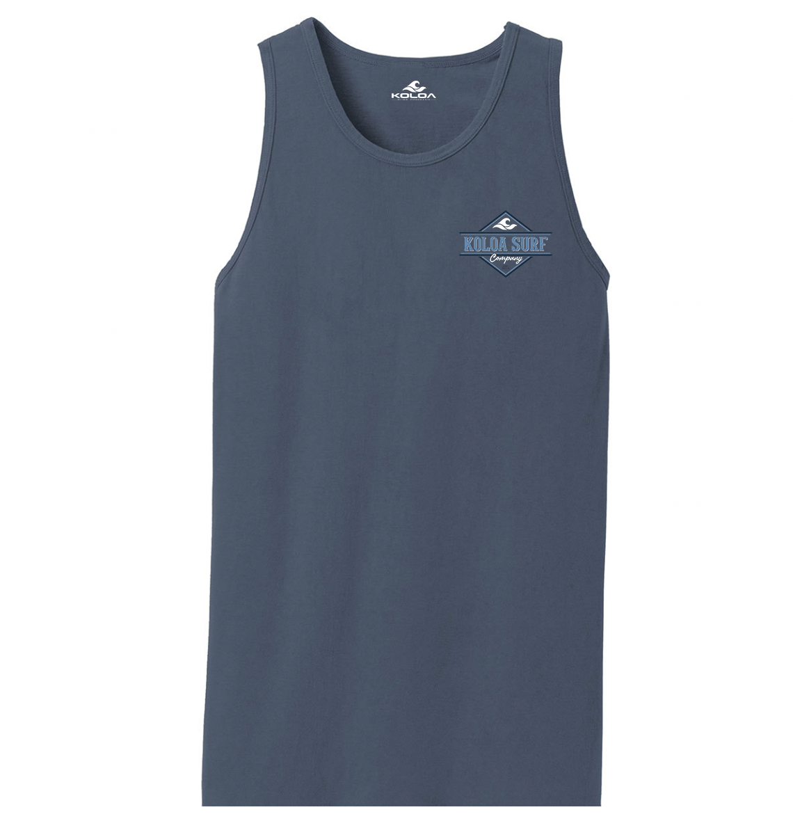 Koloa Tunnels Tank Top - Denim Blue