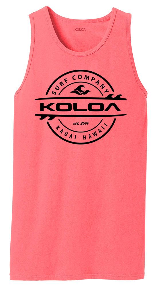 Koloa Thruster Surfboards Pigment-Dyed Tank Top