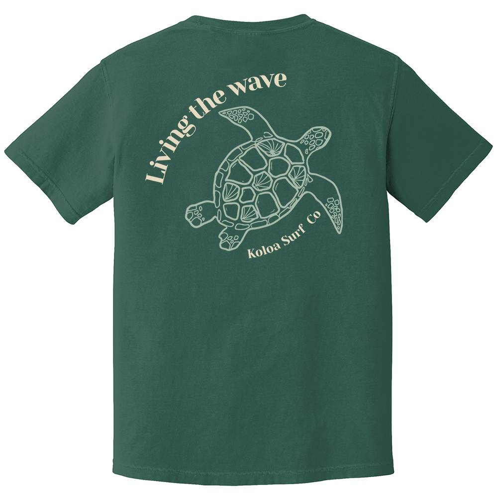 Koloa Turtle Wave Pigment Dye T-Shirt