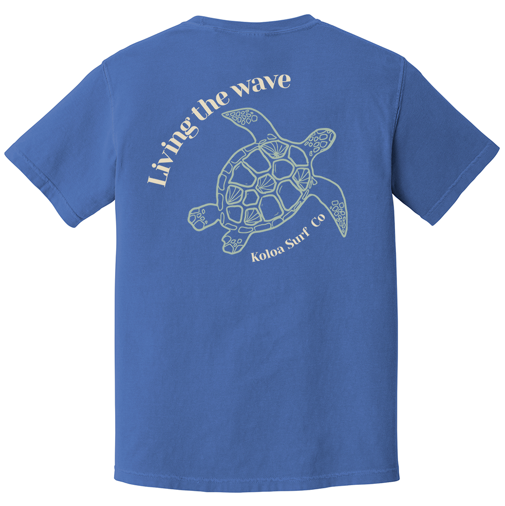 Koloa Turtle Wave Pigment Dye T-Shirt