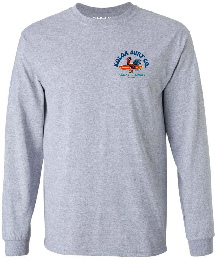 Koloa Cocky Surfer Christmas Long Sleeve T-Shirt