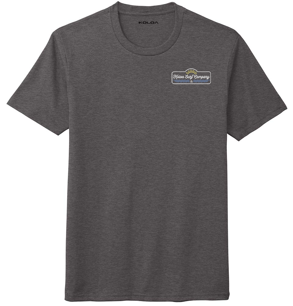 Koloa Original Sun Comfort Tri-Blend T-Shirt - Heathered Charcoal