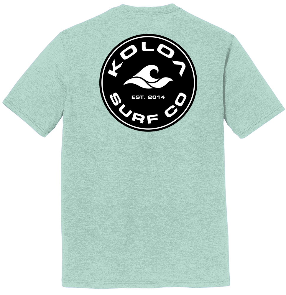 Koloa Classic Tri-Blend T-Shirt - Heather Dusty Sage