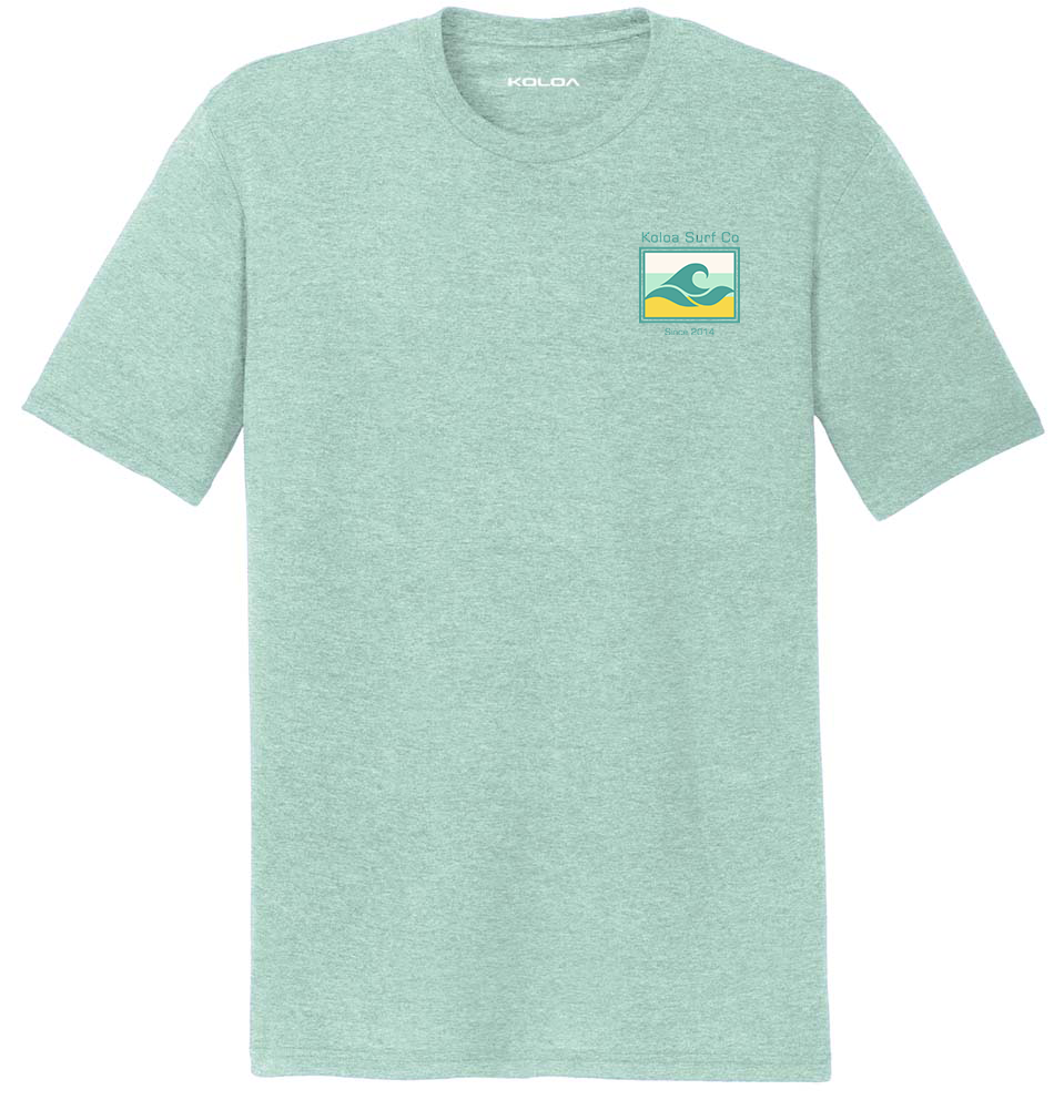 Koloa Simple Times Tri-Blend T-Shirt - Heather Dusty Sage