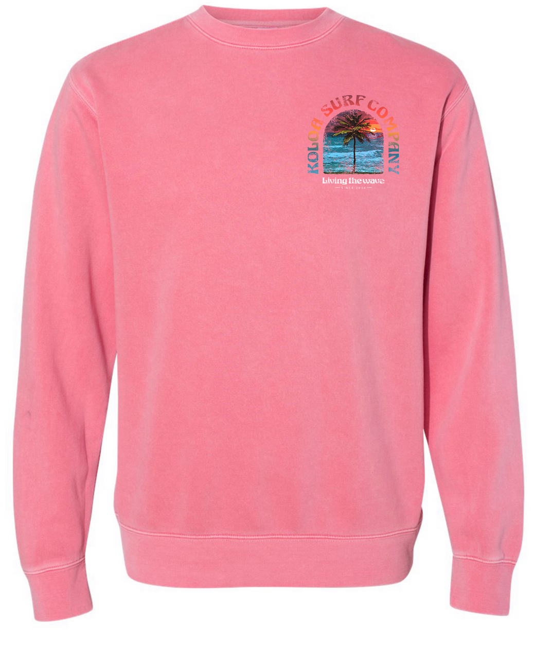 Koloa Paradise Sweatshirt- Pigment Pink