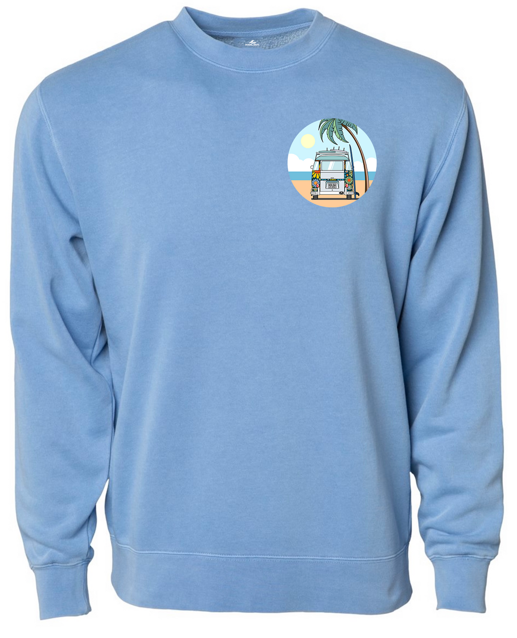 Koloa Vintage Van Sweatshirt- Pigment Light Blue