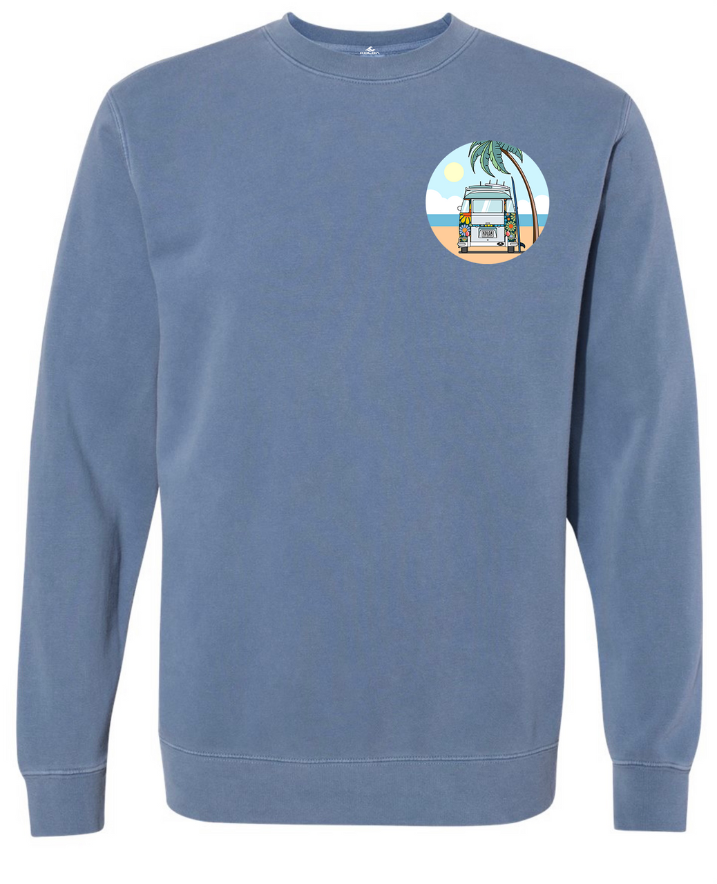 Koloa Vintage Van Sweatshirt- Pigment Slate Blue