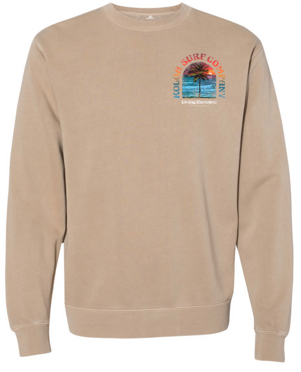 Koloa Paradise Sweatshirt- Pigment Sand