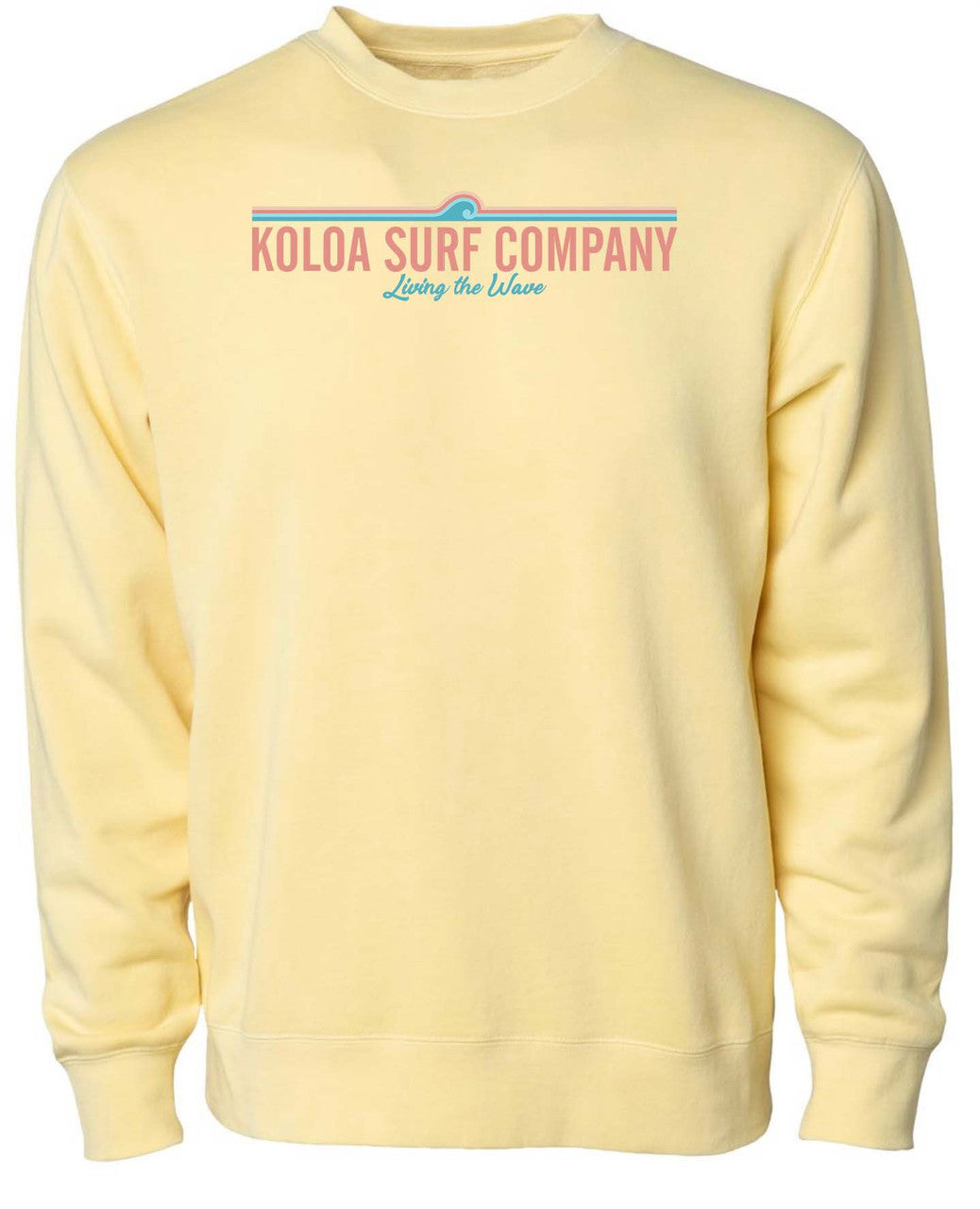 Koloa Big Wave Sweatshirt- Pigment Yellow