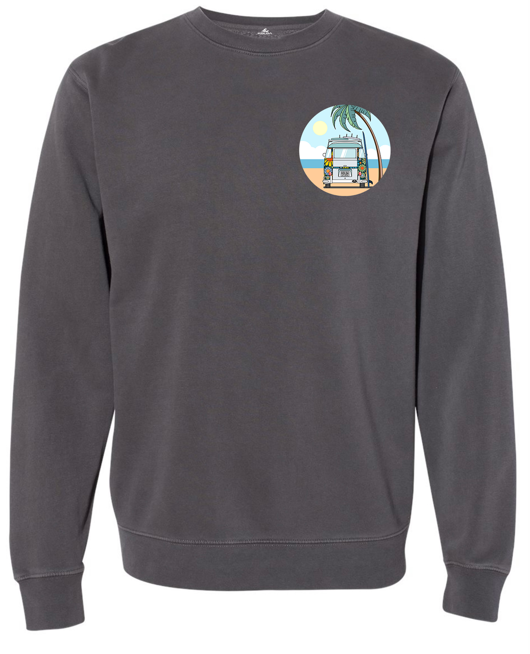 Koloa Vintage Van Sweatshirt- Pigment Black