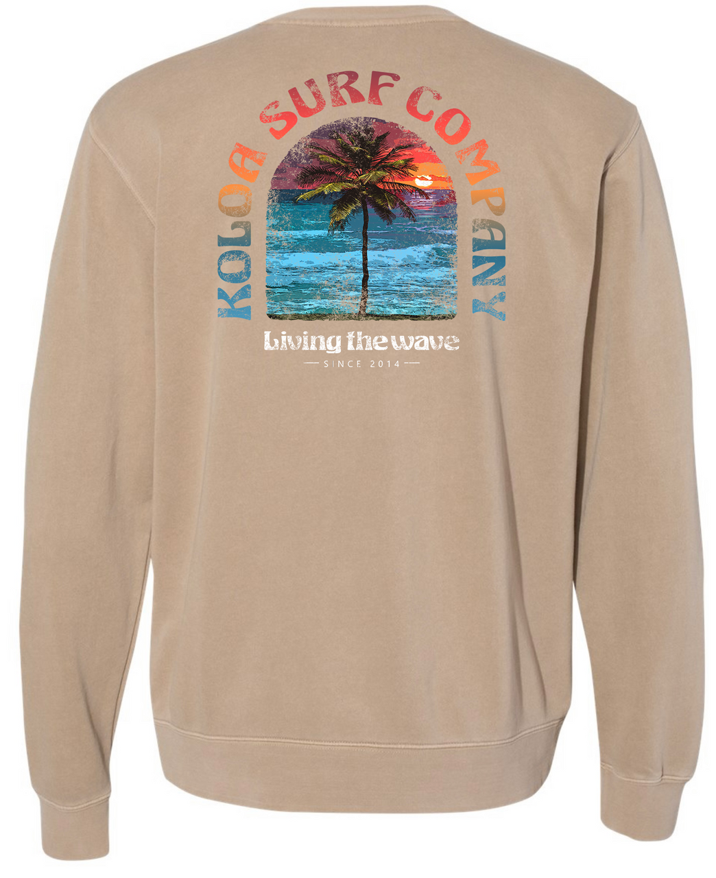 Koloa Paradise Sweatshirt- Pigment Sand