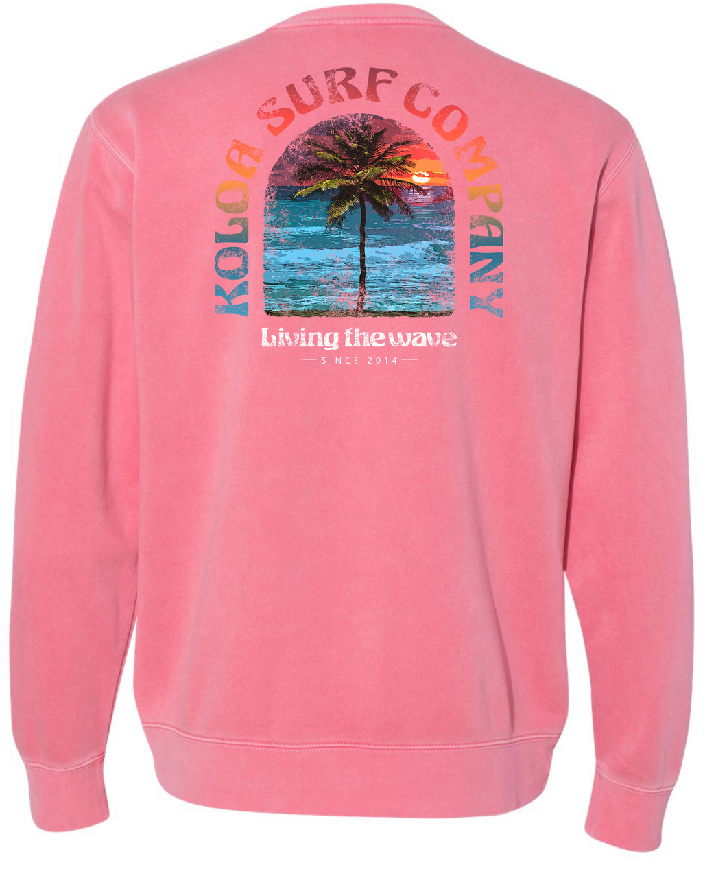 Koloa Paradise Sweatshirt- Pigment Pink