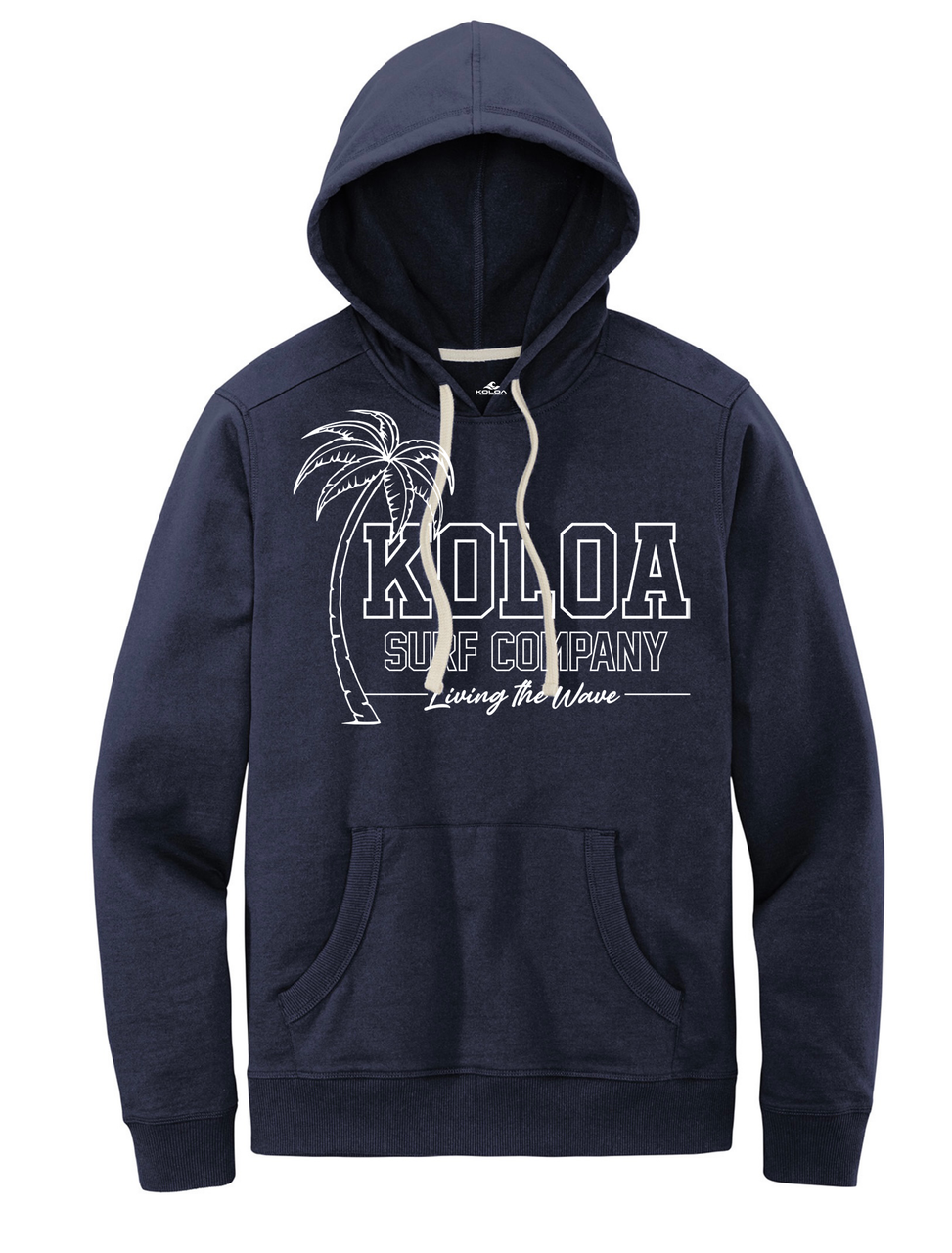 Koloa Breezy Fleece Hoodie- Navy