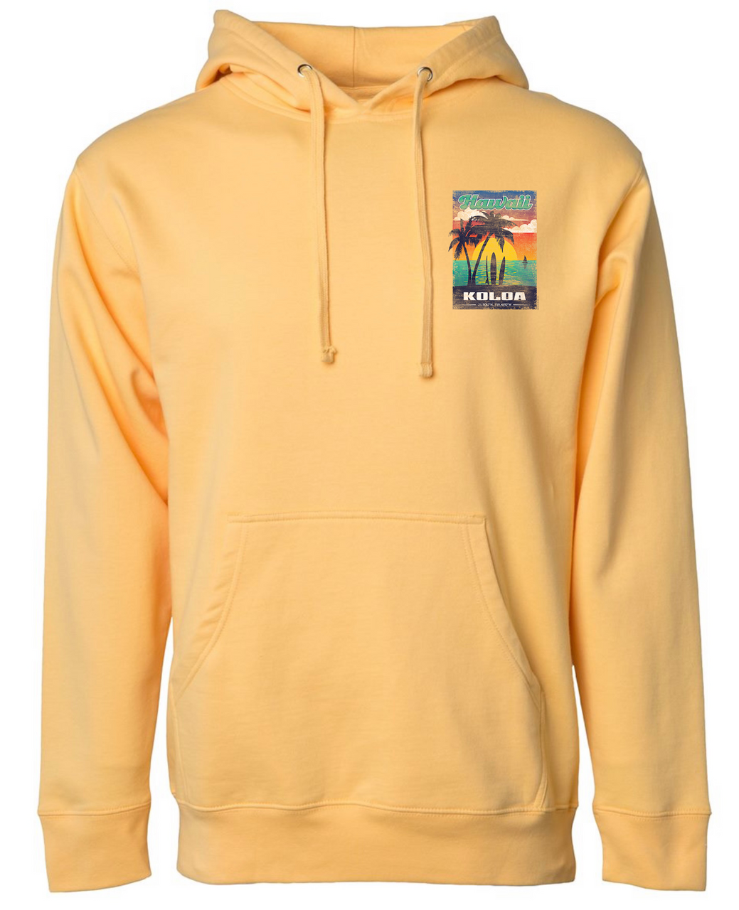 Koloa Welcome Hoodie- Peach