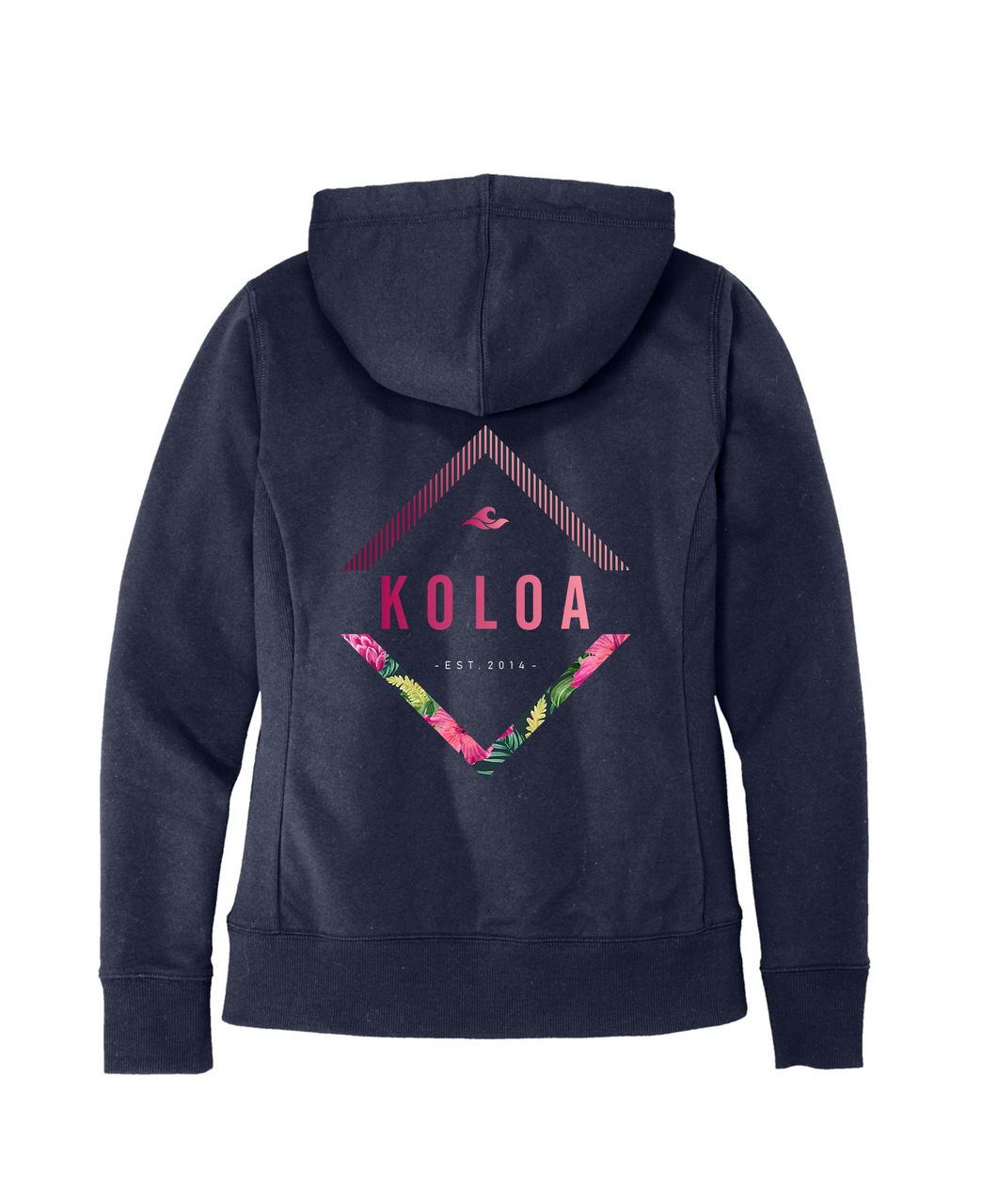 Koloa Kalula Moa Full-Zip Hoodie- True Navy