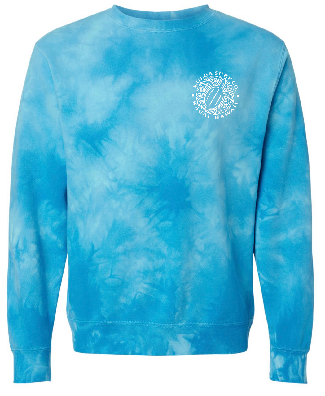 Tie Dye Aqua Blue