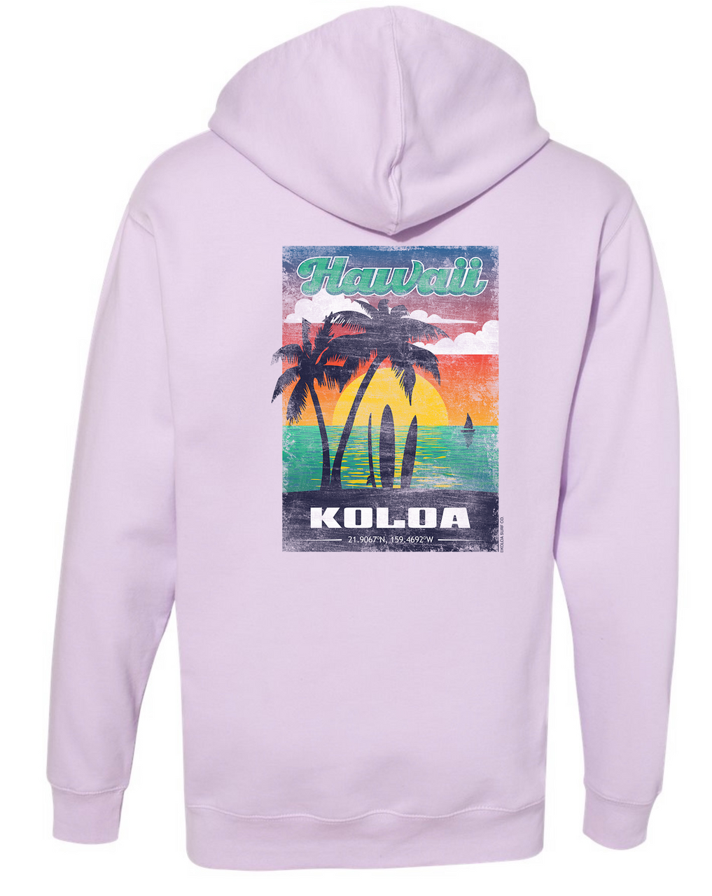 Koloa Welcome Hoodie- Lavender