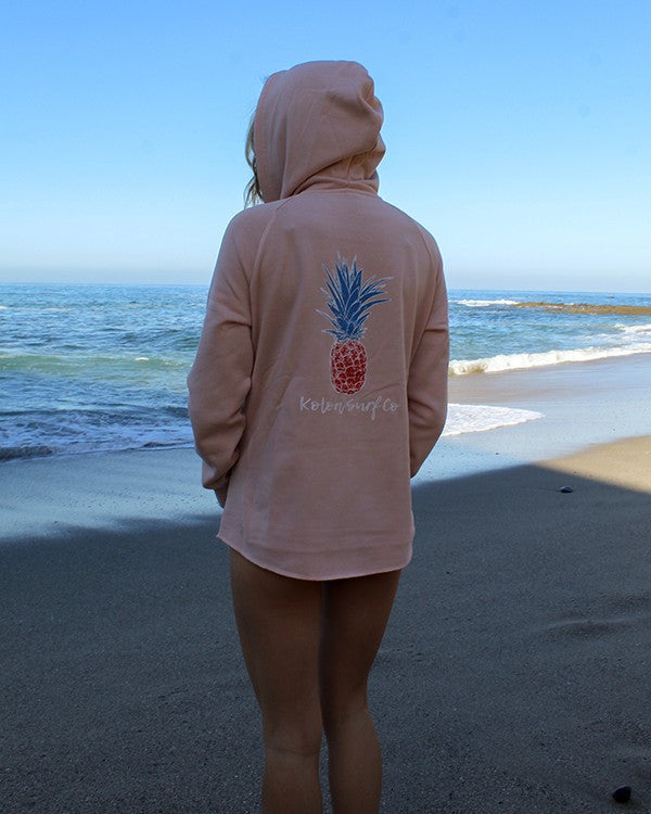 Women's Zip-Up Beach Hoodie- Koloa Surf Company