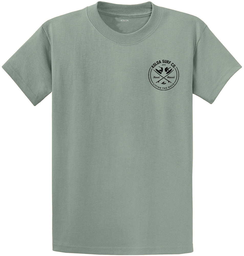 Stonewashed Green- Koloa Surfers Youth T-Shirt