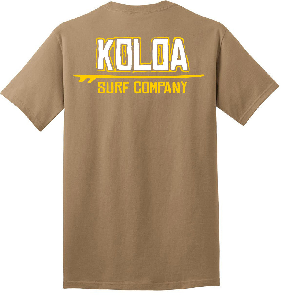 Sand- Koloa Stylized Surfboard Youth T-Shirt