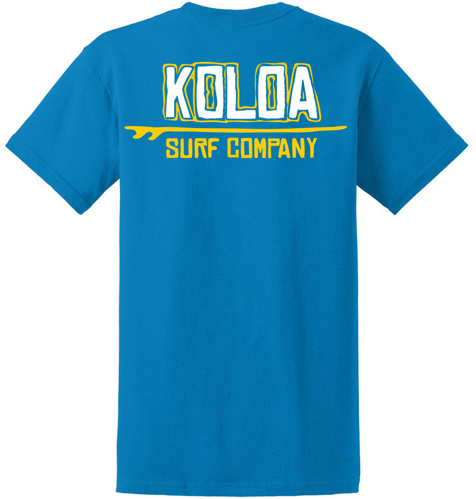 Sapphire- Koloa Stylized Surfboard Youth T-Shirt